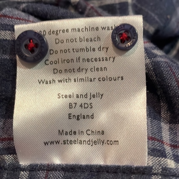 Steel & Jelly Mens flannel shirt - Picture 6 of 6